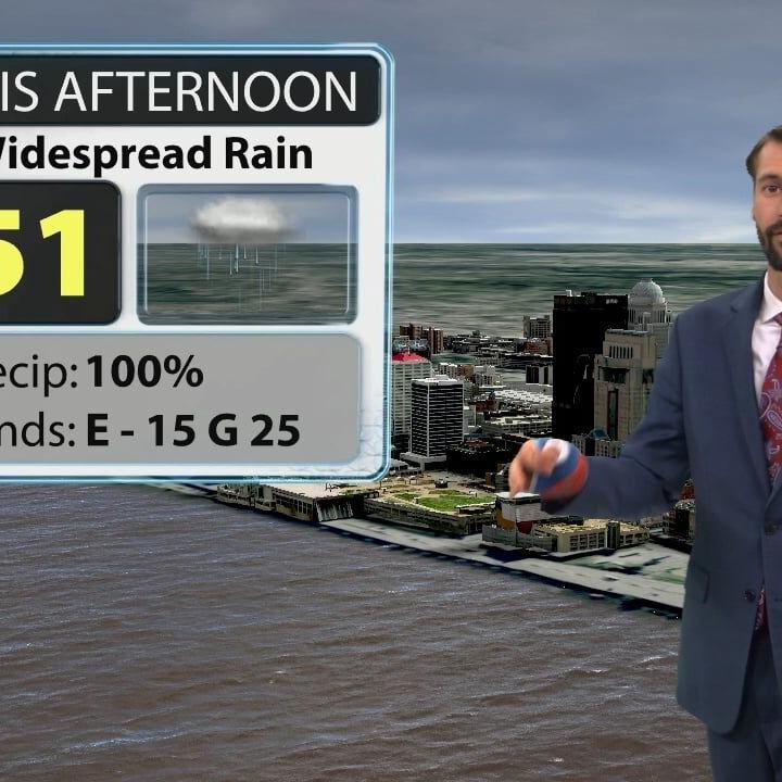 Matthew Wine's Wednesday afternoon forecast